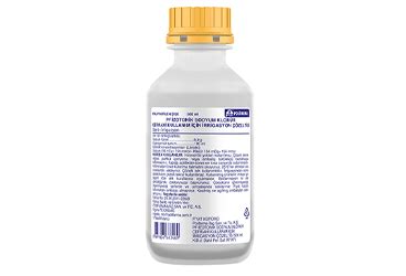 %0,9 Izotonik Sodyum Klorur Iceren Irrigasyon Solusyonu 500 Ml (polipropilen Sise)