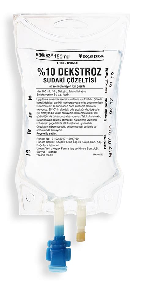 %10 Dekstroz Sudaki Cozeltisi 500 Ml (medifleks-setsiz)