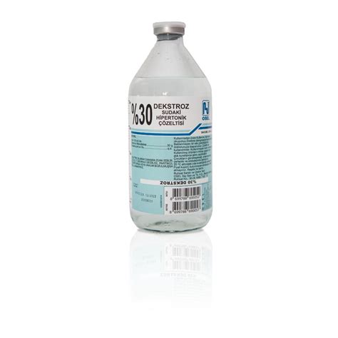 %30 Dekstroz Biosel Sudaki Hipertonik Solusyon 500 Ml Setli Sise