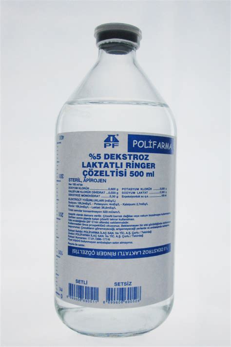 %5 Dekstroz Laktat Ringer 500 Ml Solusyon(setli)