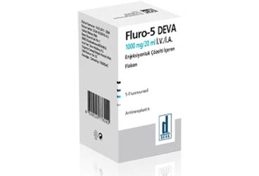 5-fluorouracil 1000 Mg/20 Ml Enj. Coz. Icin Flakon