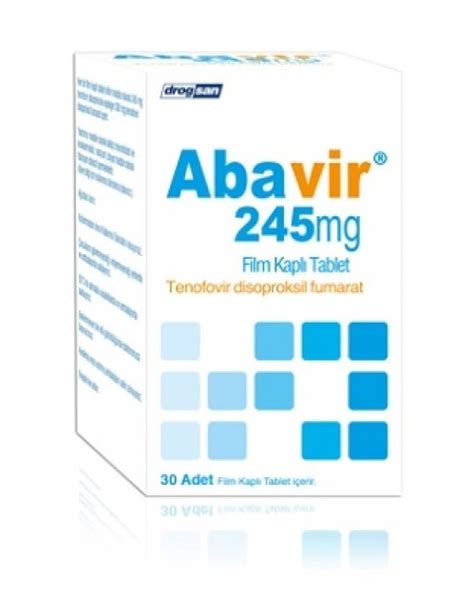 Abavir 245 Mg 30 Film Kapli Tablet