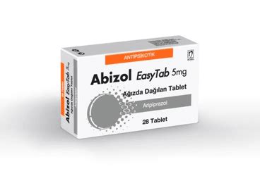 Abizol Easytab 5 Mg Agizda Dagilan 28 Tablet