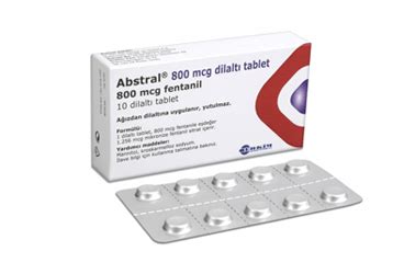 Abstral 800 Mcg 10 Dilalti Tablet