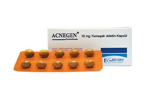 Acnegen 10 Mg 30 Yumusak Jelatin Kapsul