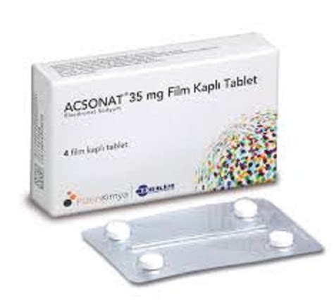Acsonat 35 Mg 4 Film Tablet