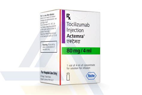 Actemra 80 Mg/4 Ml Iv Infuzyonluk Cozelti Konsantresi 1 Flakon