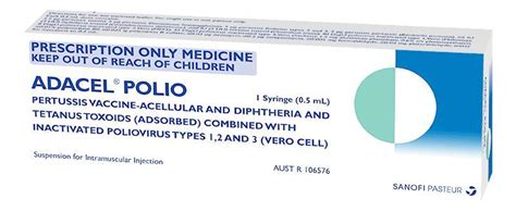 Adacel Polio 0,5 Ml Im Enj. Icin Sus. Iceren Kul.haz.enj.