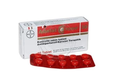 Adalat Crono 30 Mg 20 Kontrollu Salim Tableti