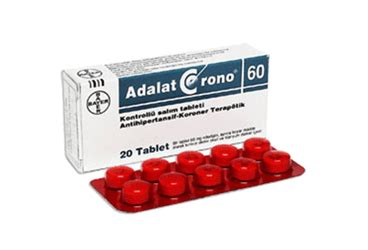 Adalat Crono 60 Mg 20 Kontrollu Salim Tableti