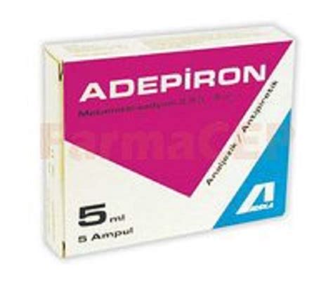 Adepiron 2,5 Gr/5 Ml Enjeksiyonluk Cozelti