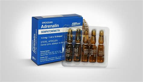 Adrenalin 0,5 Mg 10 Ampul