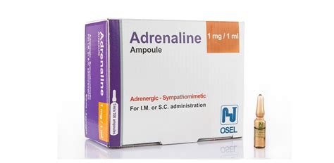 Adrenalin 1/4mg 1ml 100 Ampul