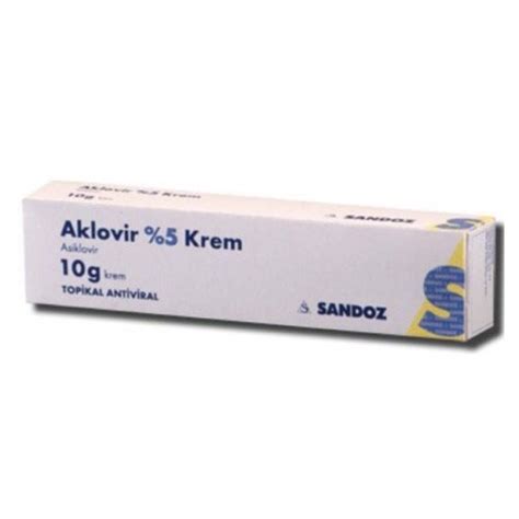 Aklovir %5 10 Gr Krem