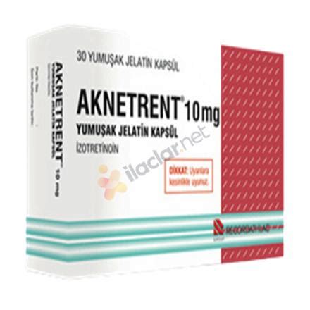 Aknetrent 10 Mg Yumusak Jelatin 30 Kapsul