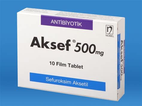 Aksef 500 Mg 10 Film Tablet