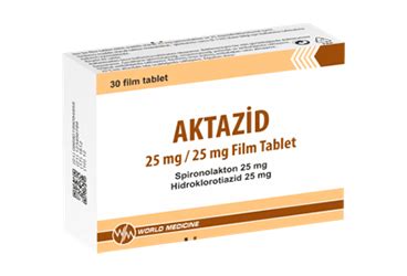 Aktazid 25 Mg/25 Mg Film Kapli Tablet (30 Tablet)