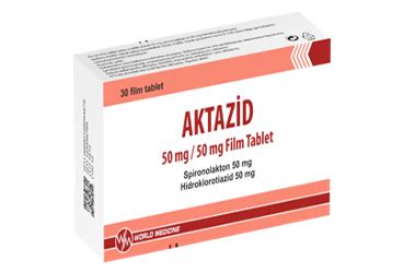 Aktazid 50 Mg/50 Mg Film Kapli Tablet (30 Tablet)