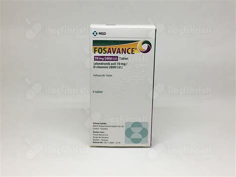 Alefort 70 Mg/2800 Iu 4 Efervesan Tablet