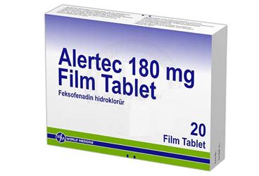 Alertec 180 Mg 20 Film Tablet