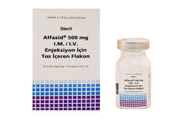 Alfasid 500 Mg Im Enj.icin Toz Iceren Flakon