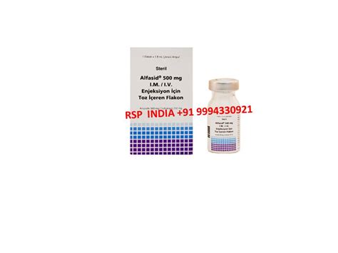 Alfasid 500 Mg Im/iv Enj.icin Toz Iceren Flakon