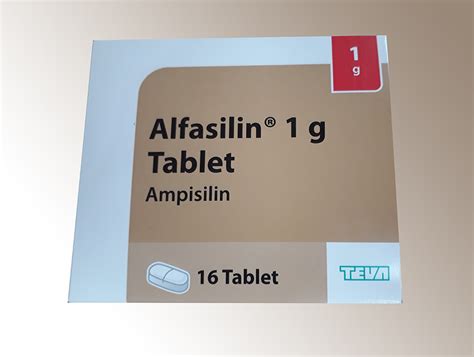 Alfasilin 1 Gr 16 Tablet