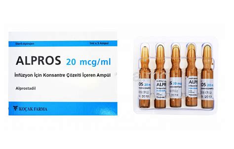 Alpros 20 Mcg/ml Inf. Icin Konsantre Coz. Iceren 1 Mlx5 Ampul