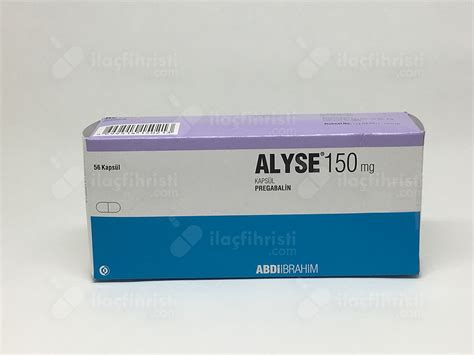 Alyse 150 Mg 56 Kapsul