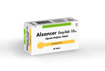 Alzancer Easytab 10 Mg 28 Agizda Dagilan Tablet