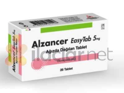 Alzancer Easytab 5 Mg 28 Agizda Dagilan Tablet