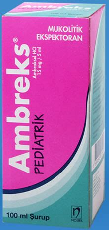 Ambreks 15 Mg / 5 Ml 100 Ml Pediatrik Surup