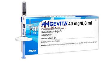Amgevita 40 Mg/0,8 Ml Enjeksiyonluk Cozelti Iceren Kullanima Hazir Enjektor (2 Adet)