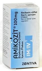 Amikozit 500 Mg Im/iv Enj. Coz. Iceren Flakon, 1 Flakon