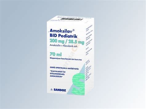 Amoksilav Bid Pediatrik Suspansiyon Hazirlamak Icin Toz