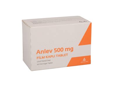 Anlev 500 Mg Film Kapli Tablet (50 Film Tablet)