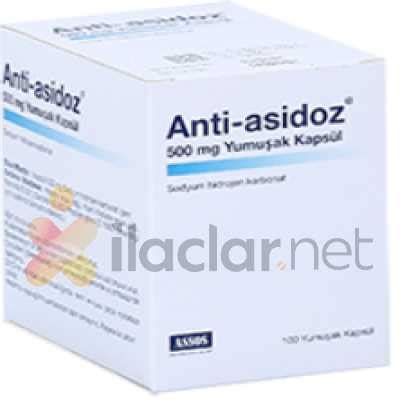 Anti-asidoz 100 Yumusak Jelatin Kapsul