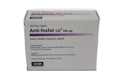 Anti-fosfat Ca 700 Mg 100 Tablet