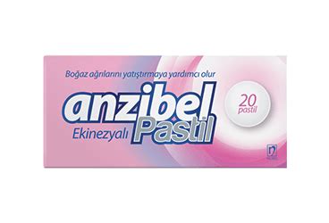 Anzibel 5 Mg / 4 Mg / 3 Mg Ekinezyali 20 Pastil