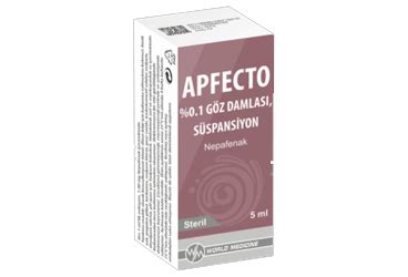 Apfecto % 0,3 Goz Damlasi, Suspansiyon (1,7 Ml)