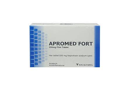 Apromed Fort 550 Mg 10 Film Tablet