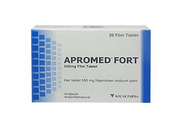 Apromed Fort 550 Mg 20 Film Tablet
