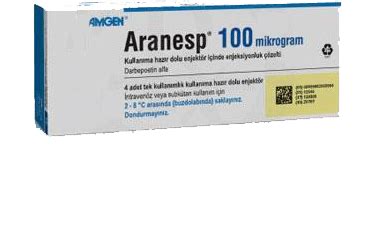 Aranesp 100 Mcg 4 Kullanima Hazir Dolu Enjektor Icinde Enj. Cozelti