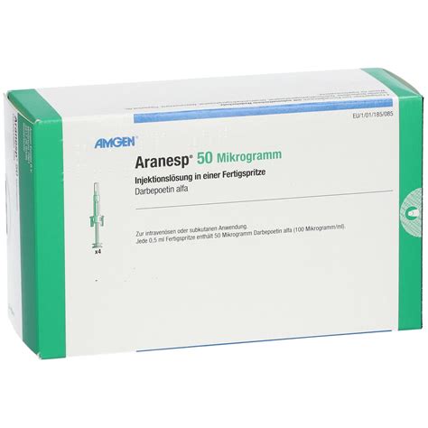 Aranesp 50 Mcg 4 Kullanima Hazir Dolu Enjektor Icinde Enj. Cozelti