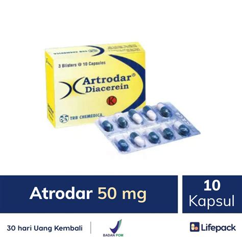 Artrodar 50 Mg 60 Kapsul
