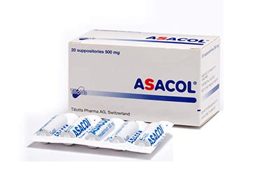 Asacol 500 Mg 20 Supozituvar