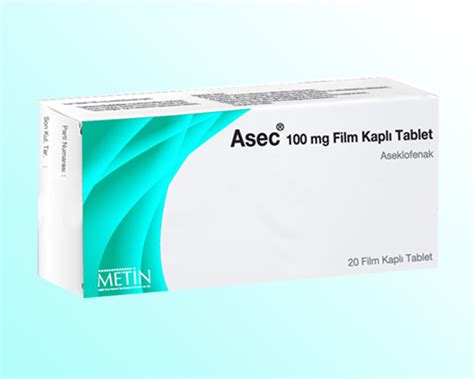 Asec 100 Mg 20 Film Tablet