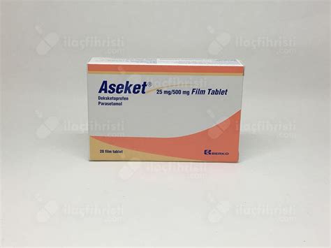 Aseket 25/500 Mg 20 Film Tablet