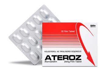 Ateroz 20 Mg 30 Film Tablet