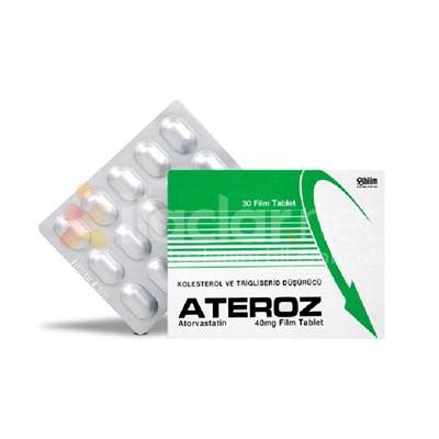 Ateroz 40 Mg 30 Film Tablet